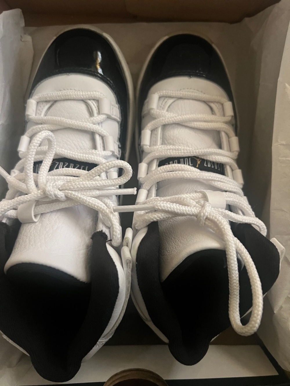 Jordan Kids Sneakers White Black size 1